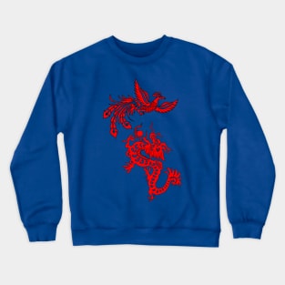 Phoenix Dragon Feng Shui Crewneck Sweatshirt